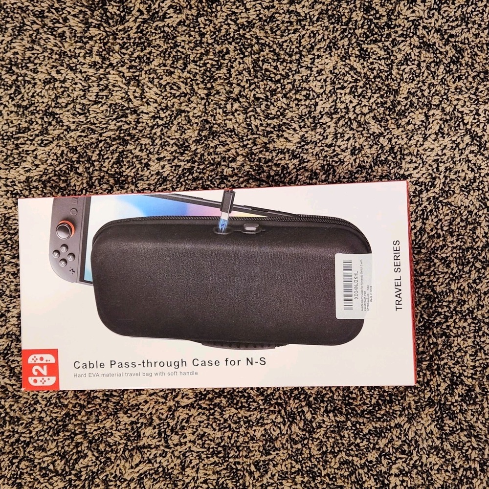NIB Cable Pass Through Case For Nintendo Switch -2